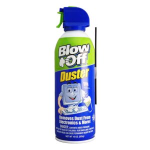 Blow Off Air Duster removes dust from electronics & more 10 oz
