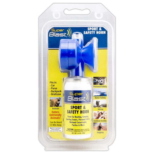 Super Blast Sport and Safety Horn 1.4 oz for personal safety, water safety, hiking , outdoor events