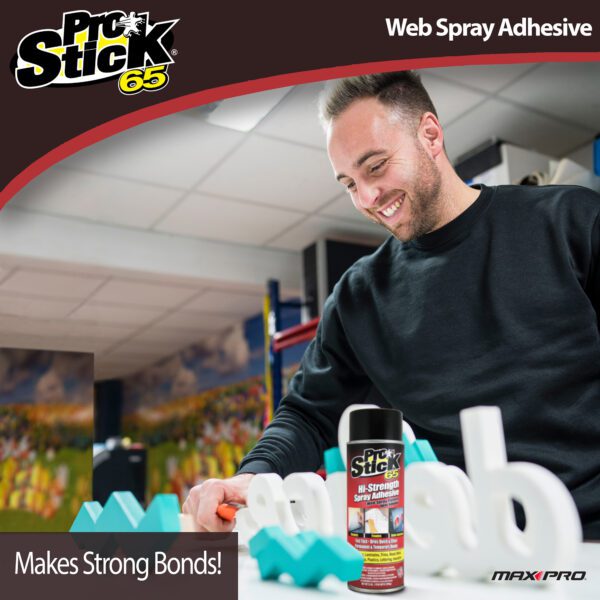 <center>Pro Stick® 65 <br>Multi Purpose Spray Adhesive</br></center> - Image 2